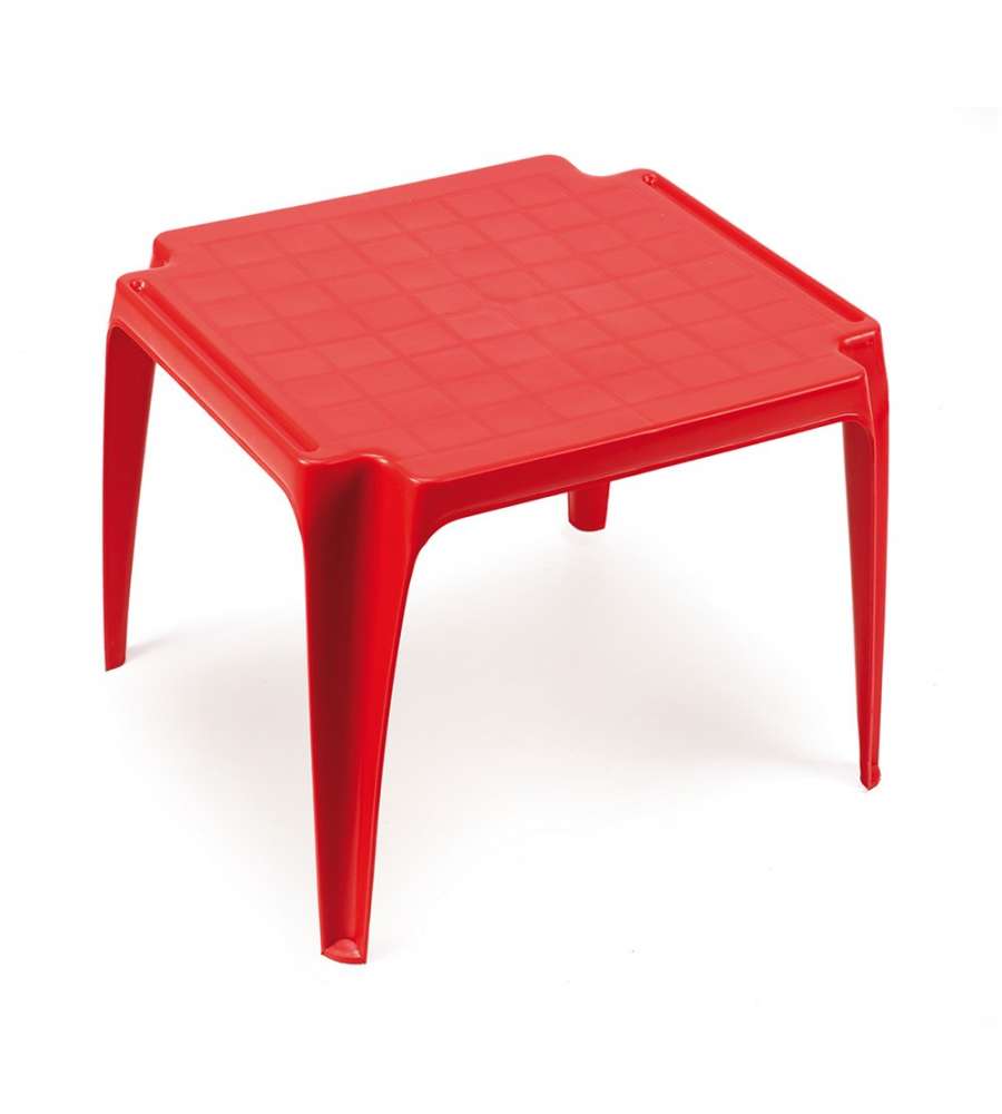 Ipae Progarden Tavolino Baby per Bambini - Rosso - 56x52x44 cm