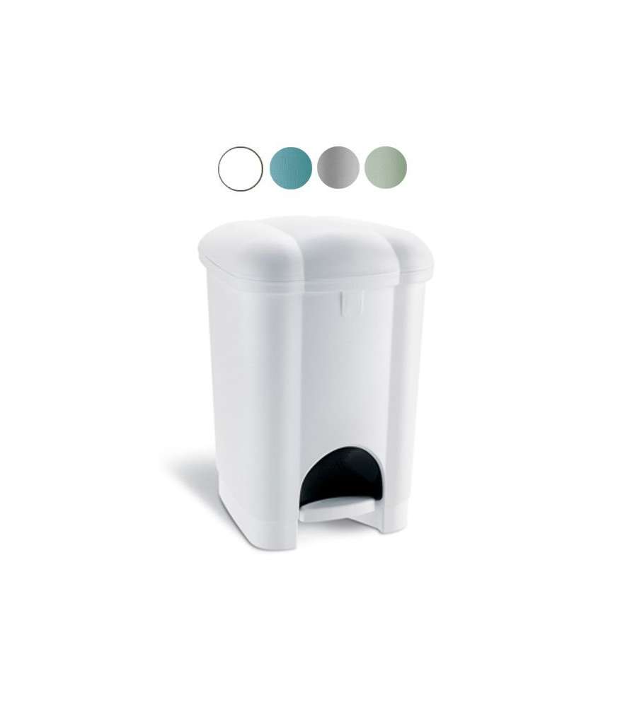 Pattumiera Pedale Carolina L 16 Grigio Tontarelli