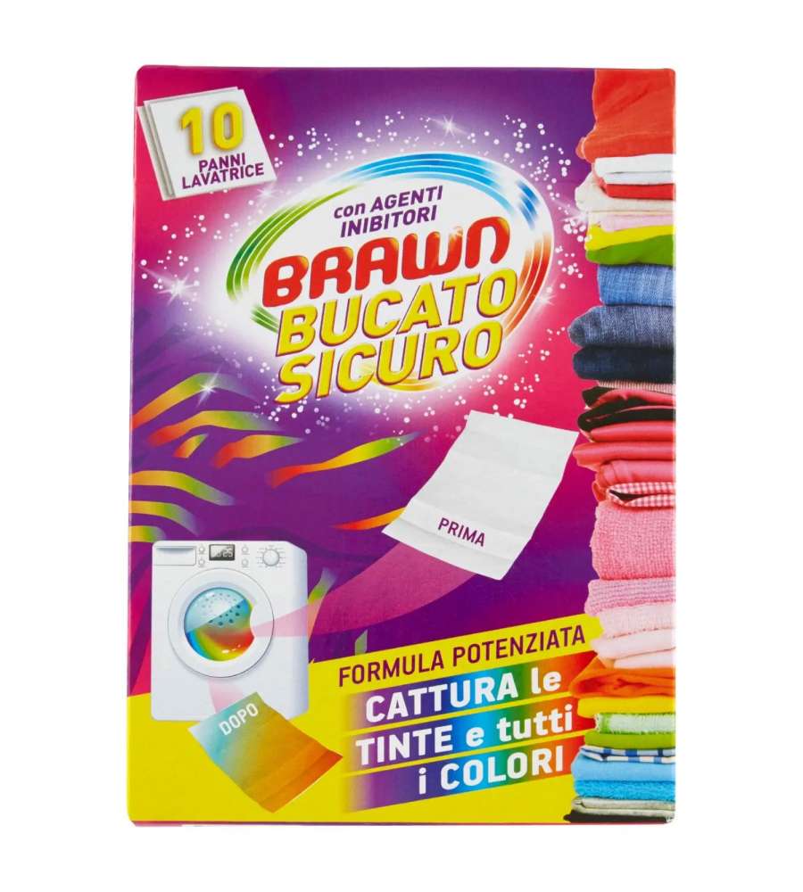 Fogli Bucato Sicuro attiracolore 10pz