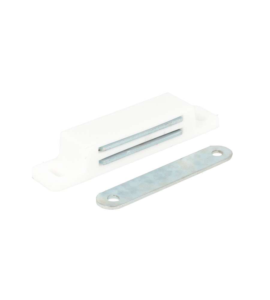Chiusure magnetiche da applicare di forza 12 kg bianca 2pz