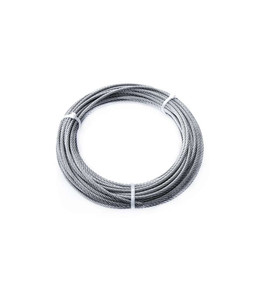 Fune in acciaio Inox 49 fili Diam. 4 mm. 10 mt.