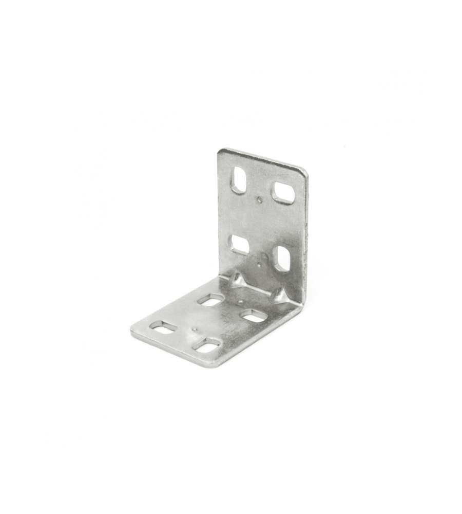 Mobila Piastrina Giunzione Angolo Asolata 50x50 mm Acciaio Zincato 4 Pz