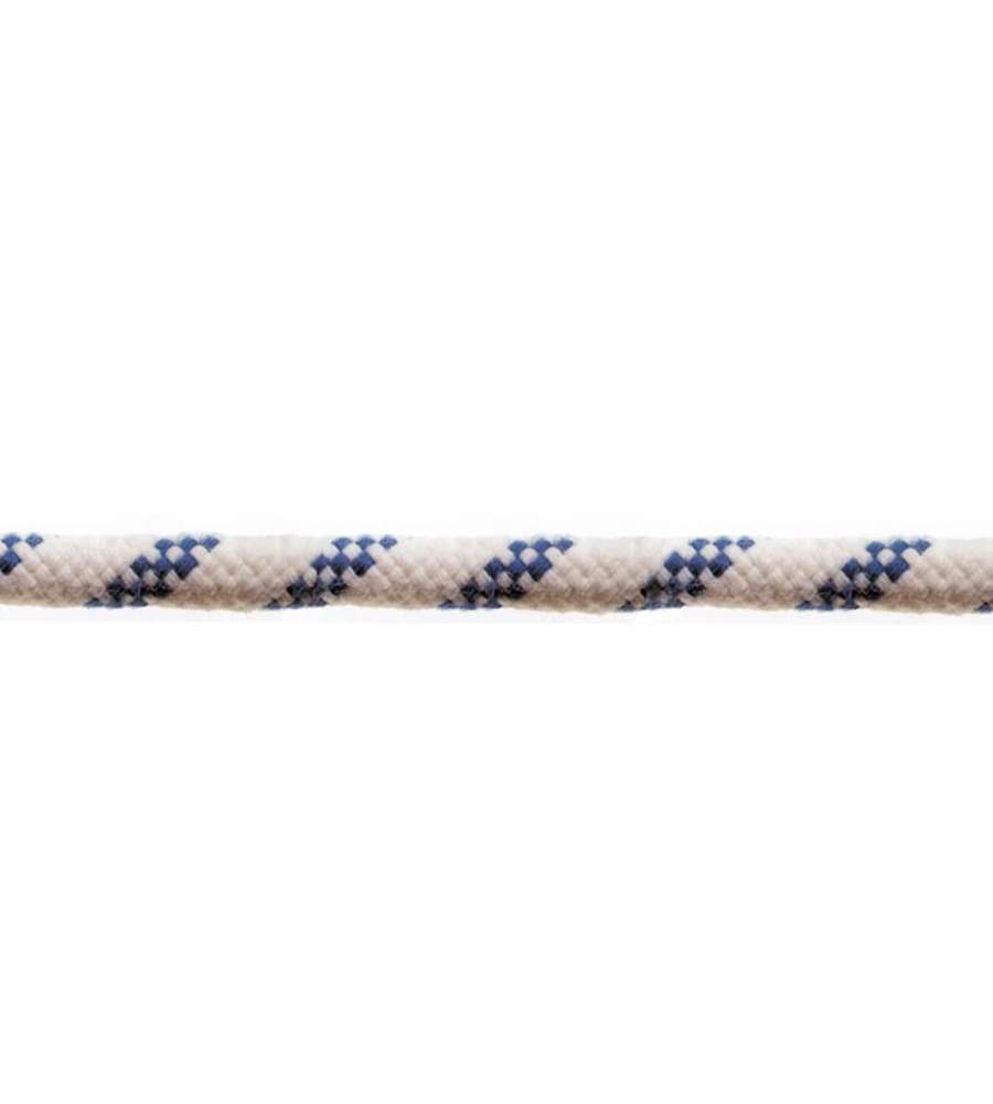 Masidef Corda Poliestere 10 mm Bianco con Segnalino Blu 50 metri