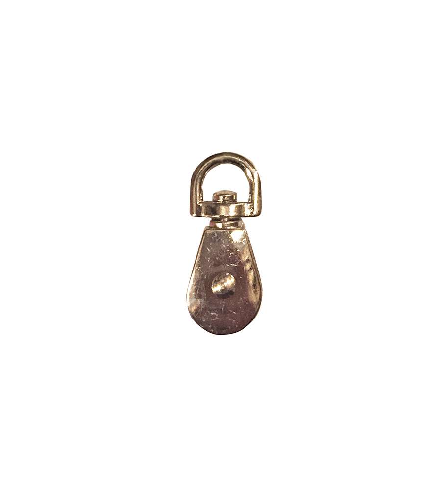 Carrucola a 1 gola in ottone Diam. 40 mm.