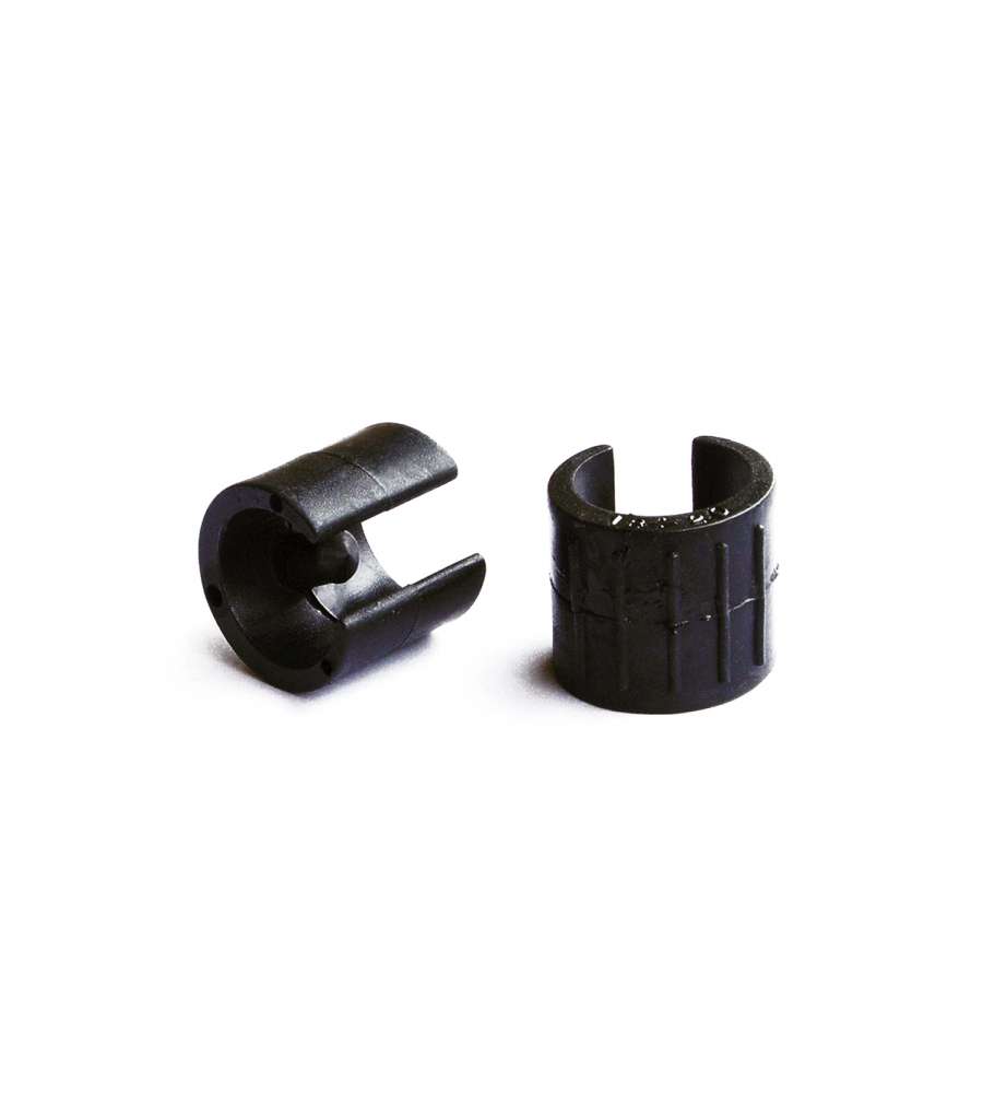 Sottopiede a pinza bianco 18 - 20 mm. con perno 8 pz.