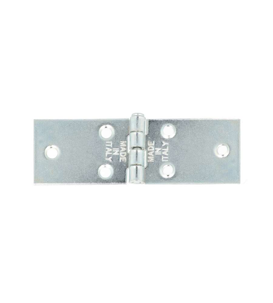 Cerniere strette ad ala lunga in ferro zincato 25 x 80 mm