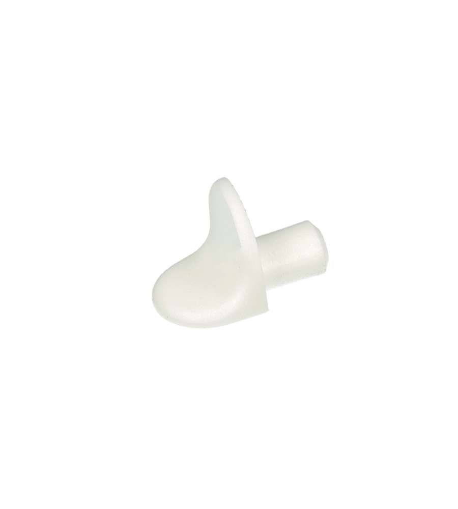 Reggipiani a squadra in plastica bianca diam 5 mm 16 pz