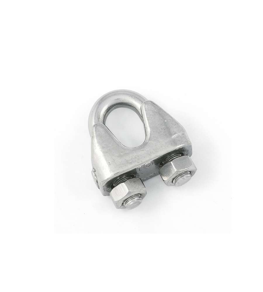 Morsetto per funi DIN 741 per funi 16 mm. acciaio zincato