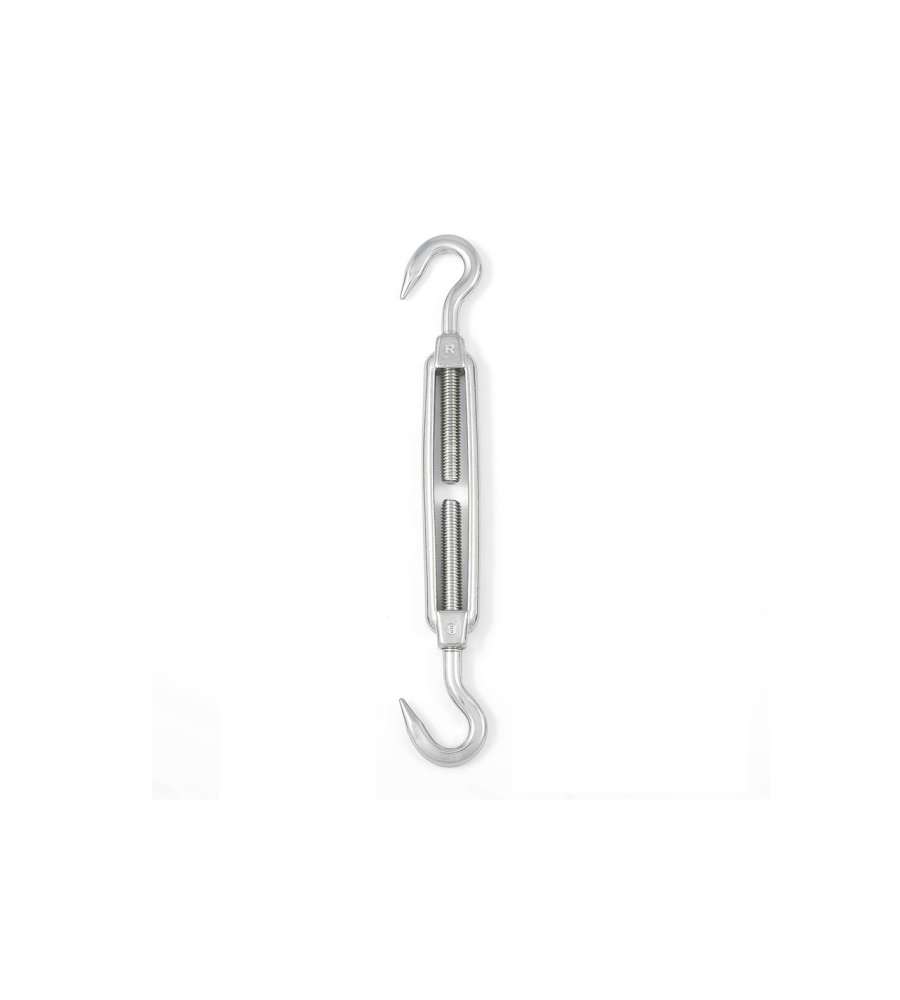 Tenditore gancio - gancio DIN 1480 - M12 acciaio zincato