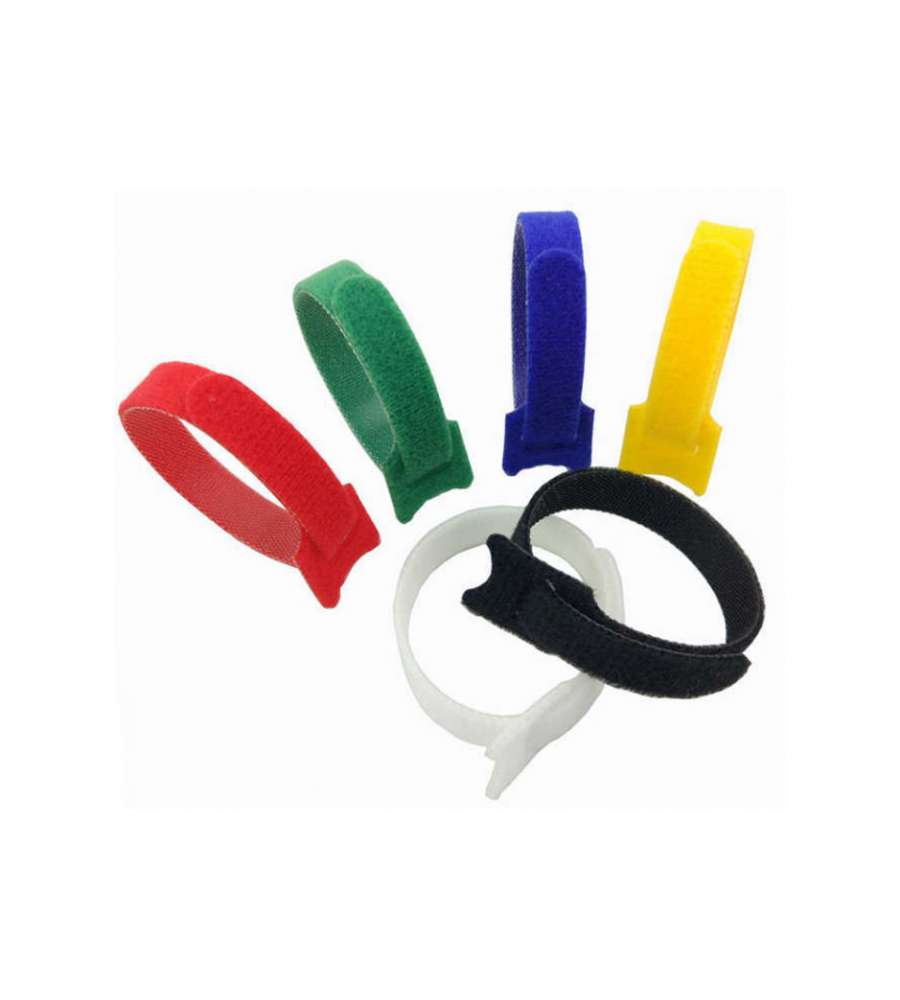 Fascette con velcro 12x135 colori assortiti