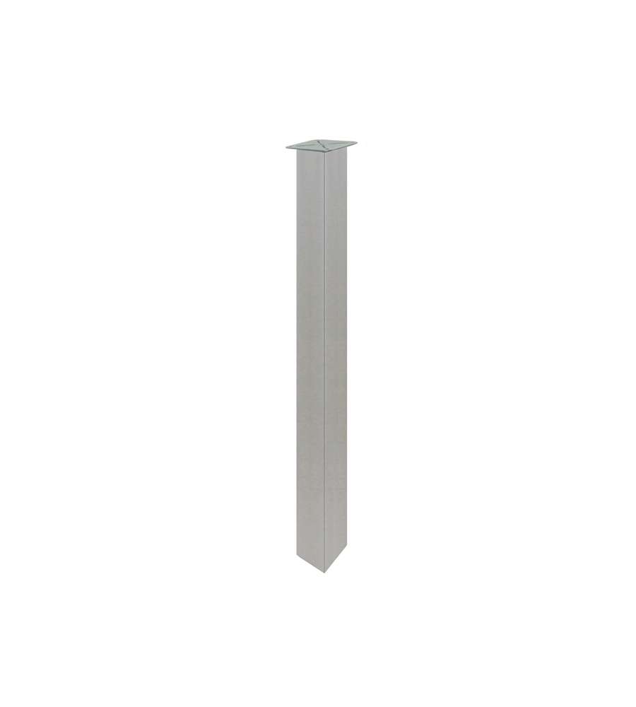 Gamba Quadra 50 x 50 - H. 710 mm. Grigio