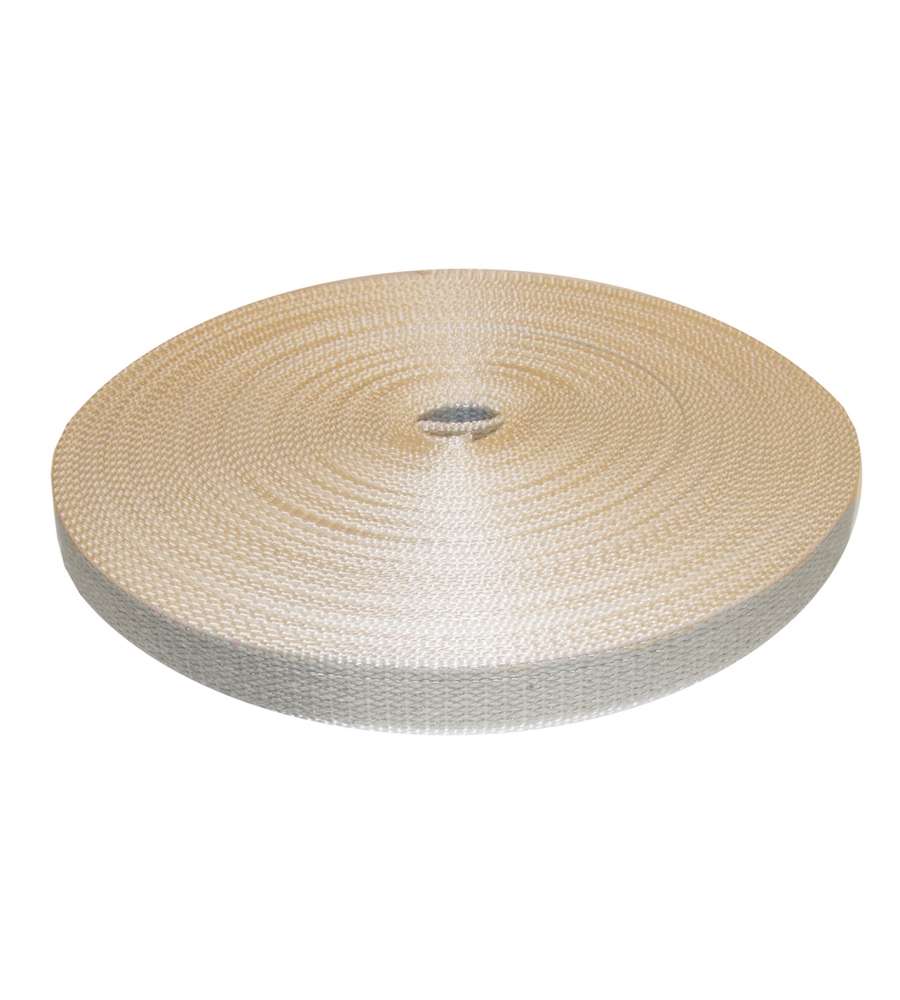 Cintino bicolore 50 mt grigio beige