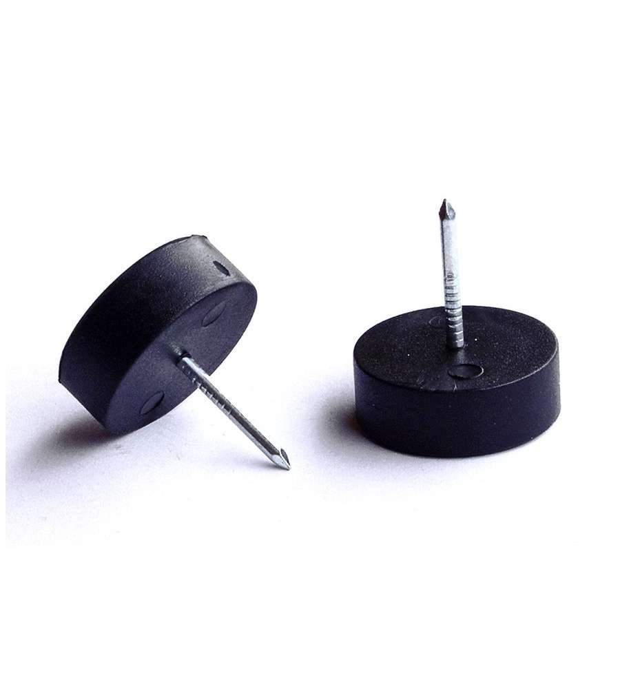 Paracolpi con chiodo in gomma diam 20mm 8pz