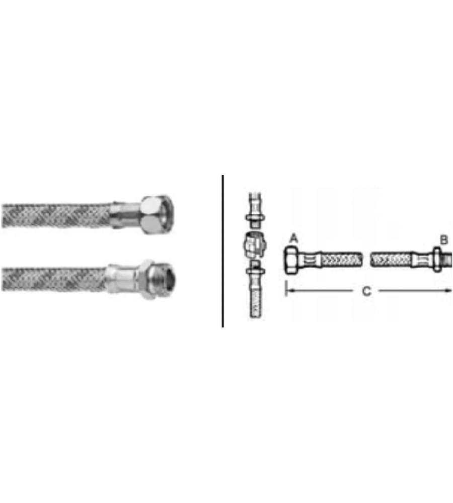 Masidef Attacchino Inox M3/8