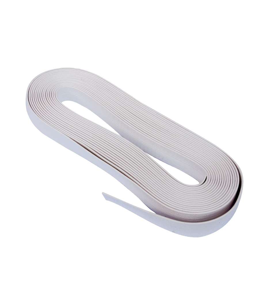 Cintino in plastica 5,5 mt in PVC bianco