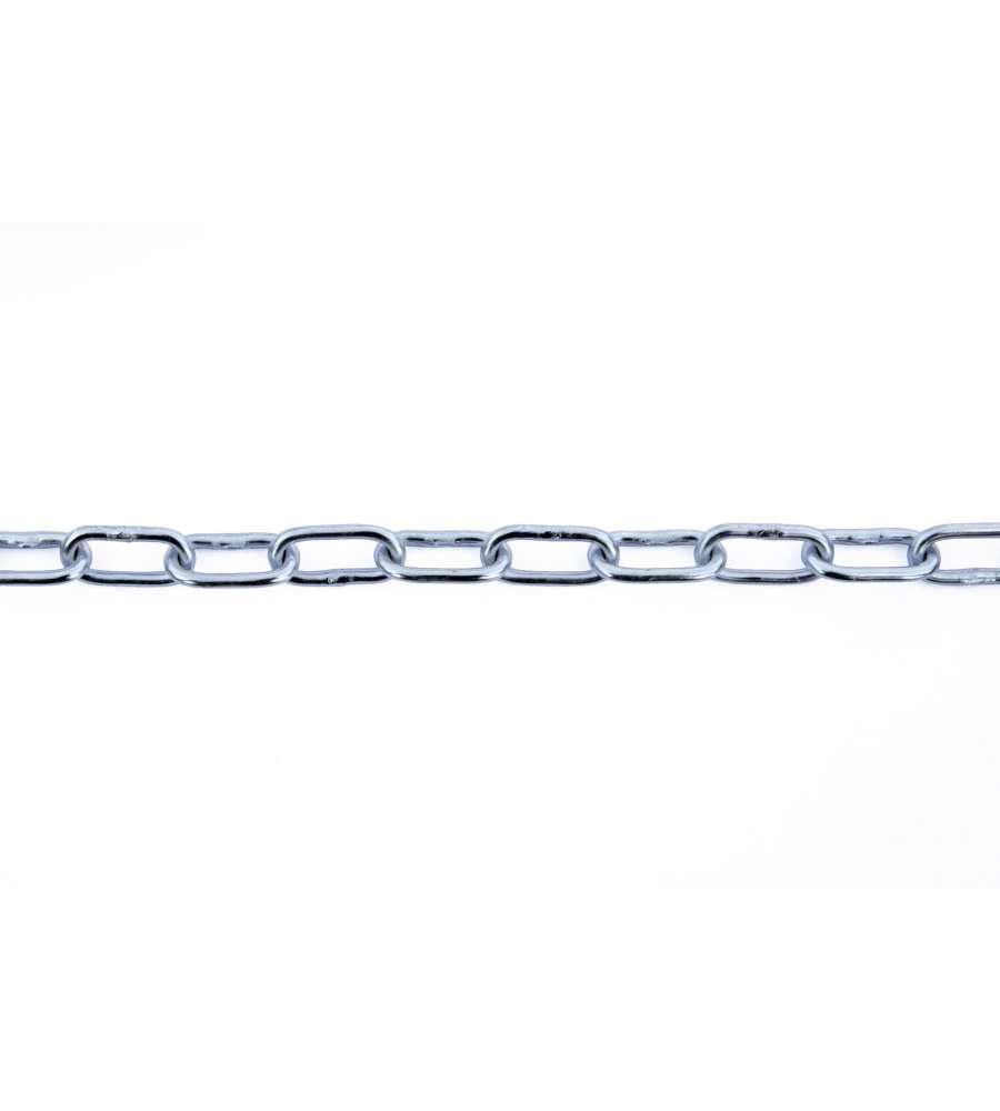 Catena genovese diam 4 mm pretagliata in acciaio zincato 5 mt