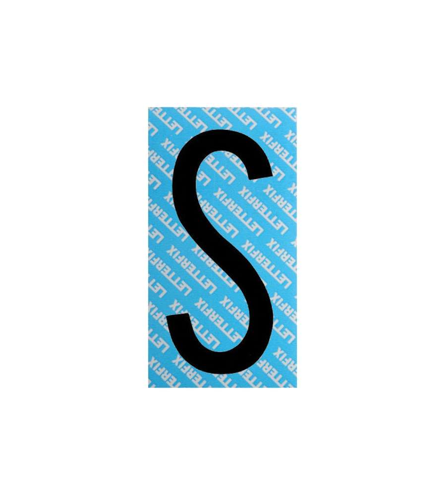 Lettera Adesiva Nera Serie T80 S Letterfix