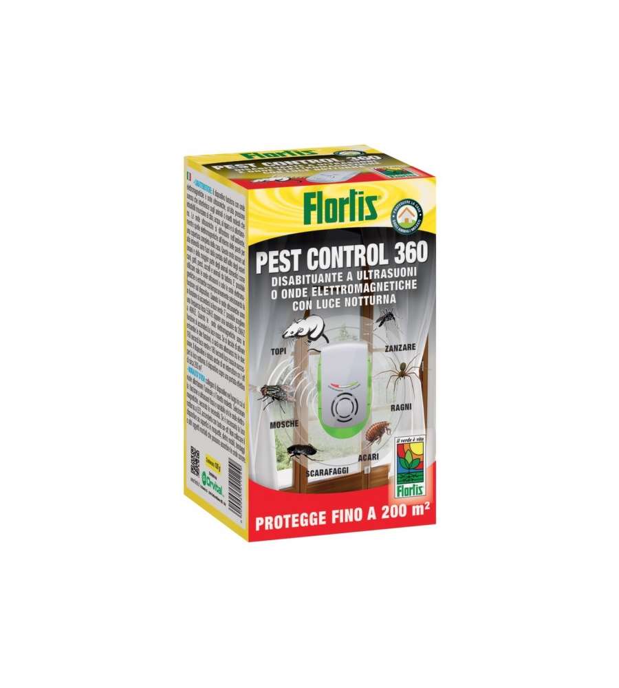 Disabituante Pest Control 360 Ultrasuoni e/o Onde elettromagnetiche