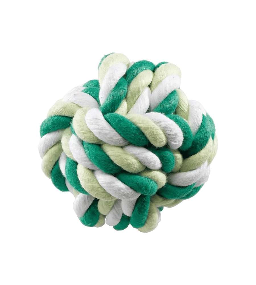 Ferplast Gioco pallina in corda di cotone intrecciata 8 cm per cani