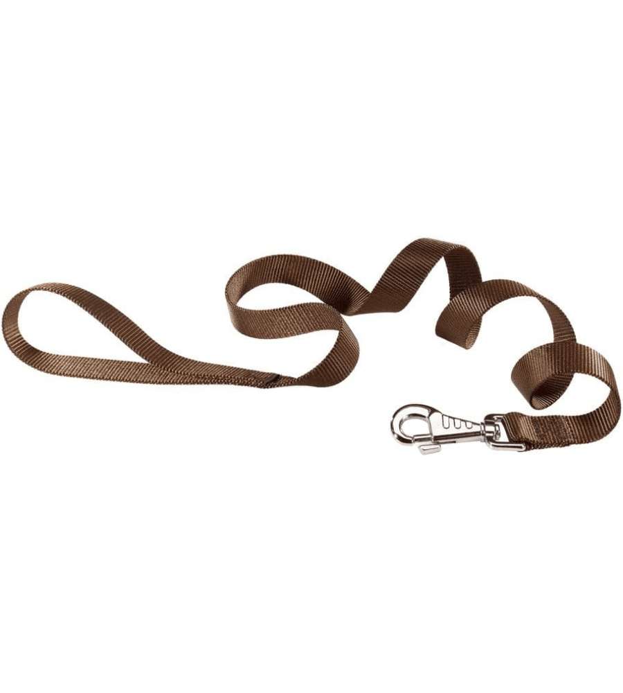 Ferplast Guinzaglio Nylon Marrone 120 cm Larghezza 15 mm One Size