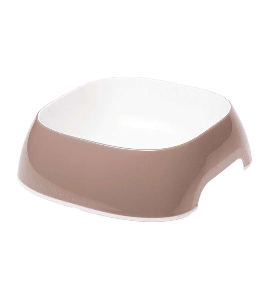 Ferplast Ciotola Glam Tortora 0,4L Antiscivolo per Cibo e Acqua Gatti