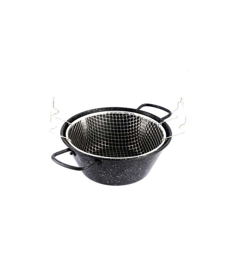 Friggitrice Acciaio C/Cestello Q-Flex    Cm 26 Lar