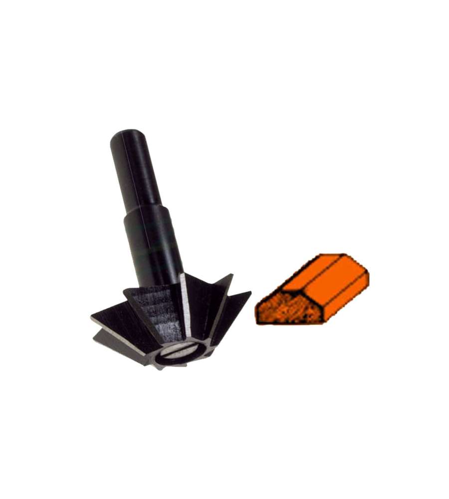 Fresa Conica a 45  Pg