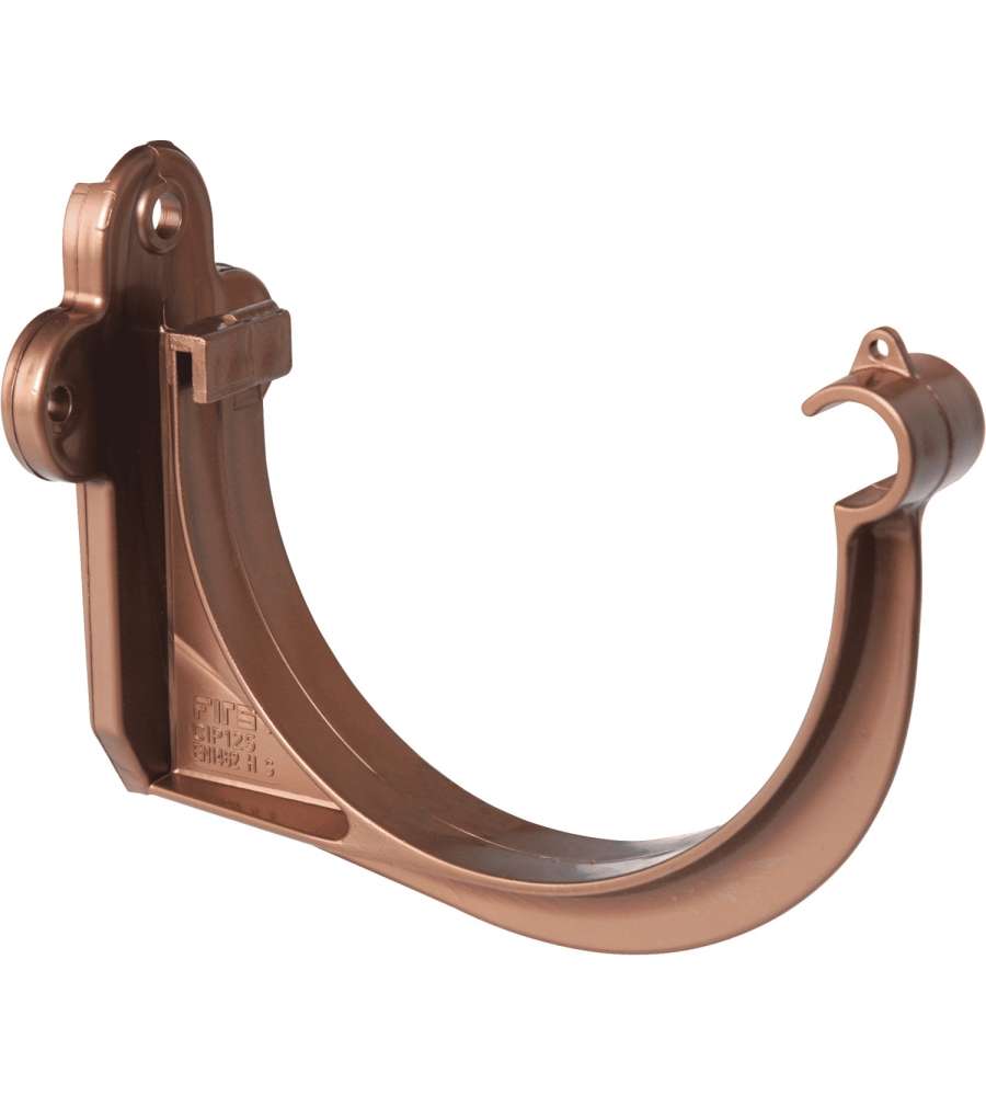 Cicogna in PVC effetto ramato per gronda 25 cm fissaggio a parete