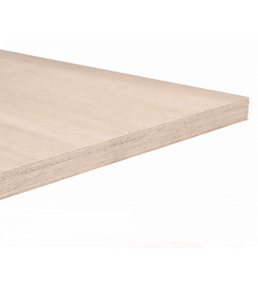 Pannello Multistrato Okoum� 10x124x60 cm Resistente per Interni Esterni