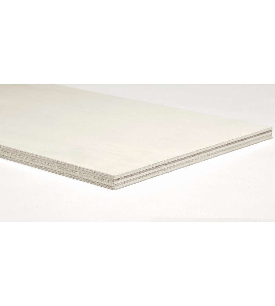 Pannello in Pioppo multistrato 10x1200x300 mm legno chiaro per falegnameria