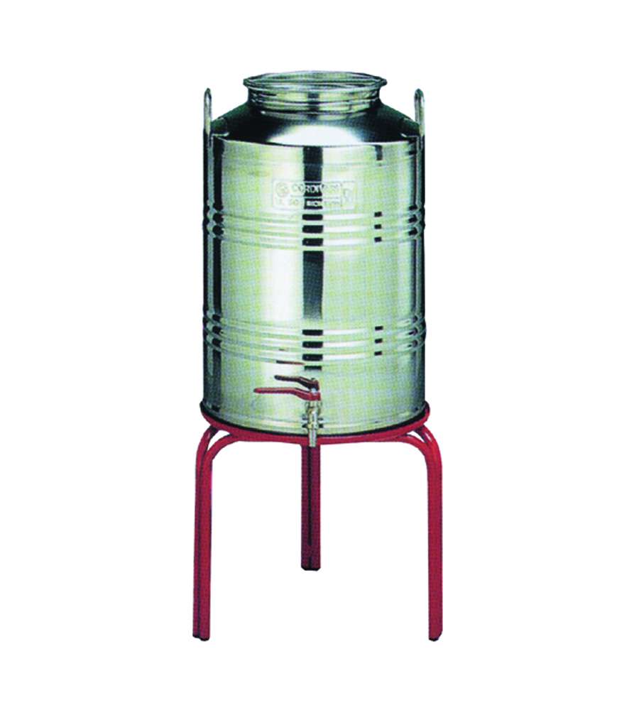 Contenitori Per Olio Tappo Vite Inox 50 L