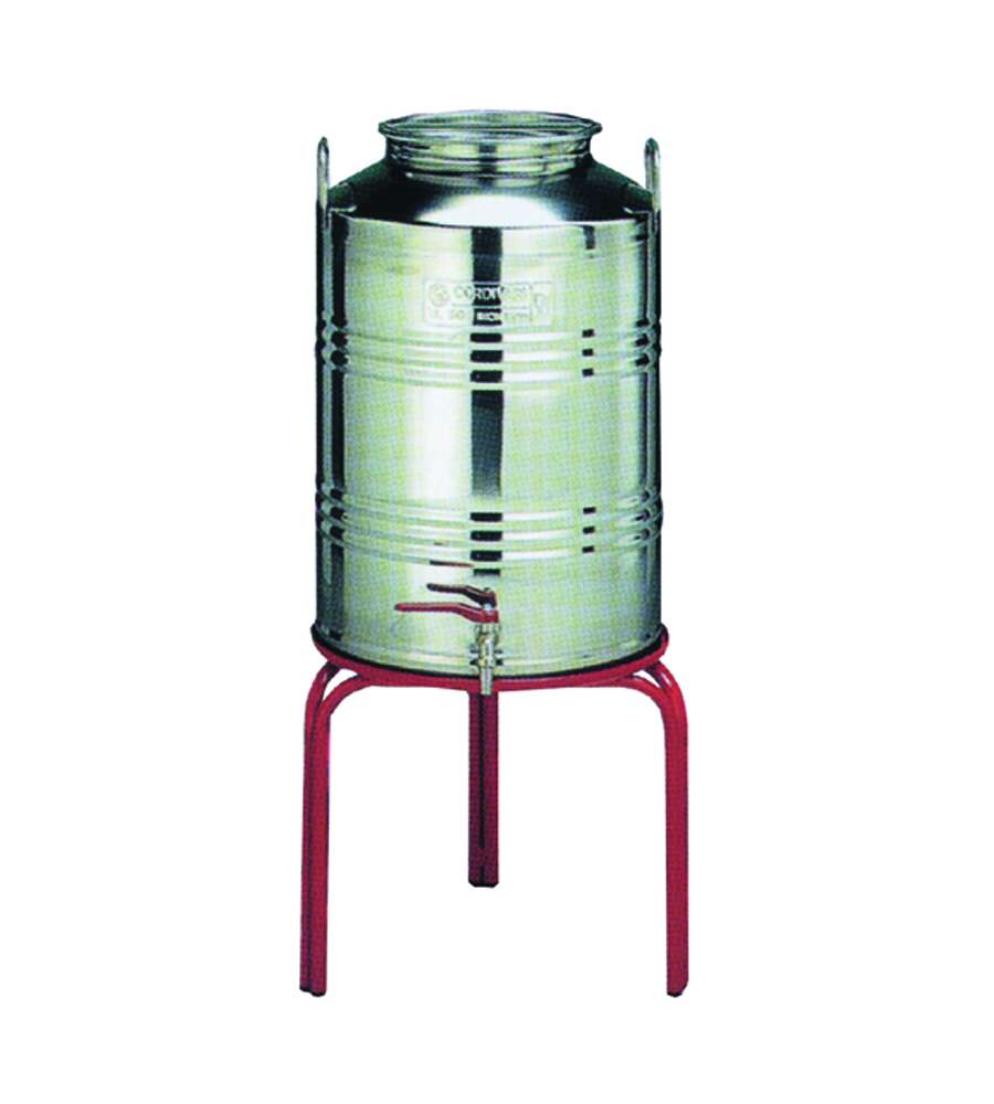 Contenitori per Olio Tappo Vite Inox 100 l