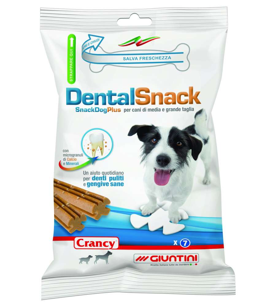 Crancy Snack Dentale per Cani Medium 180g - Igiene Orale e Tartaro