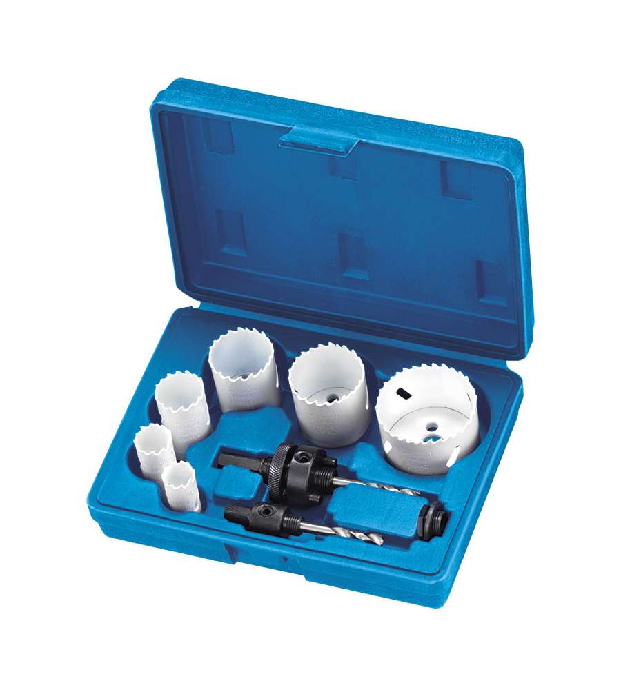 Fervi Assortimento in Valigetta Kit Frese a Tazza 19-57 mm Acciaio HSS