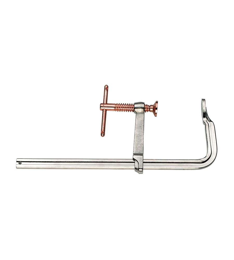 Fervi Morsetto Acciaio Temperato 300x100 mm per Meccanica e Falegnameria