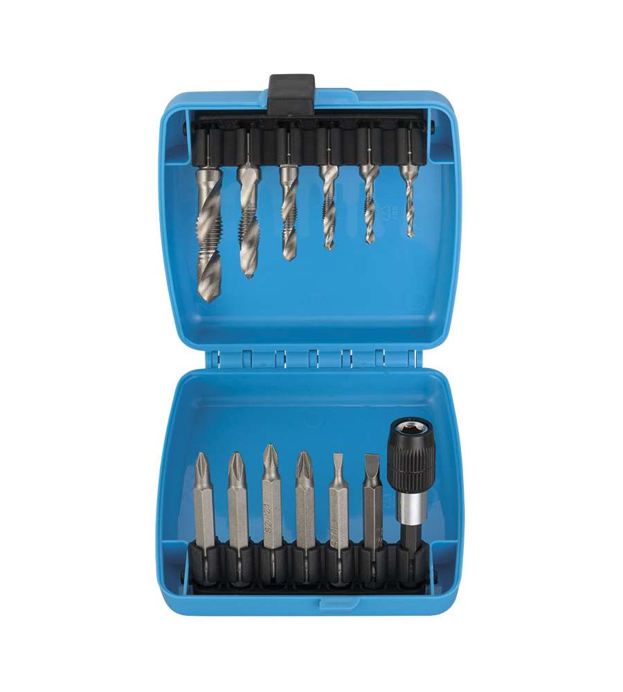 FERVI Utensili 3 in 1 Punta Maschio Svasatore Inserti M3-M10 120mm