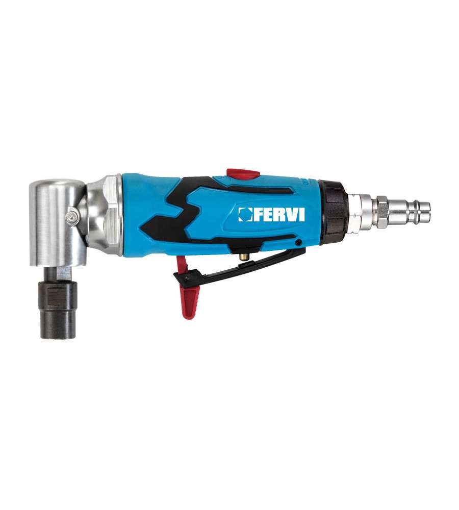 Fervi Smerigliatrice Pneumatica 90� Ciano/Nero con Regolazione Velocit�