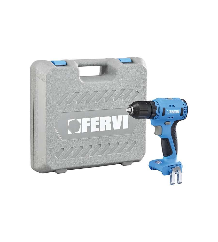 Fervi Trapano Avvitatore 20V 1x2Ah Brushless con Mandrino Autoserrante