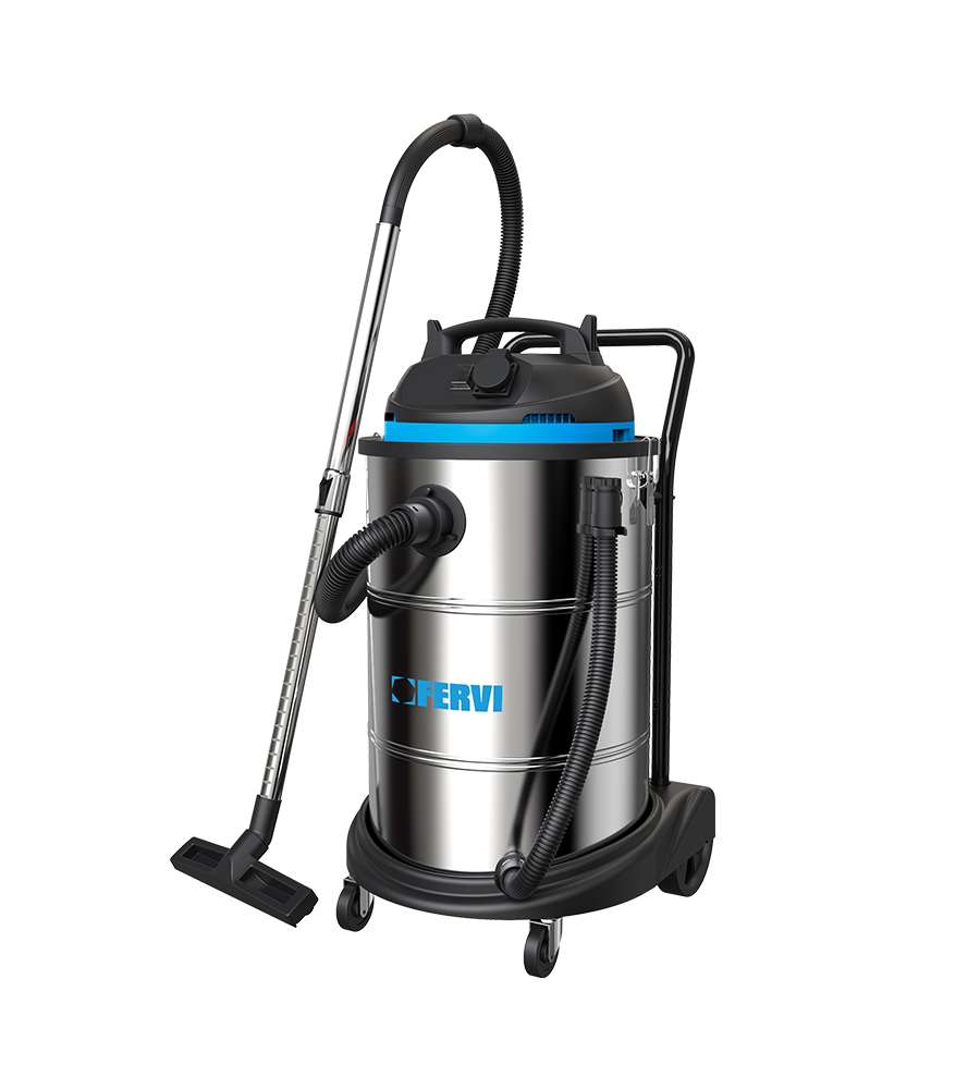 FERVI Aspirapolvere Aspiraliquidi 60L con presa automatica 1,4 kW