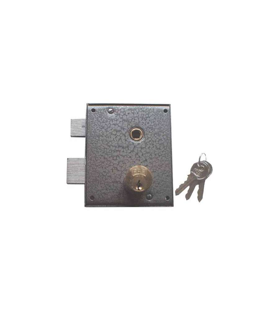 Serratura Porte Ferro Cilindro Lungo Sx    611 Fpb