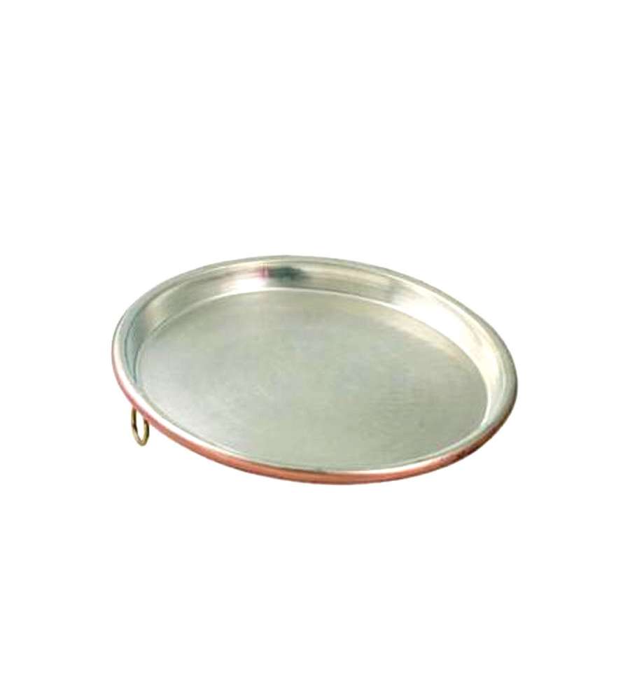Teglia Rame Stagnato Cm 45 H 2,0      Cu Artigiana
