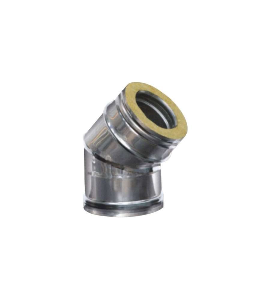 Gomito Inox Settori 45 15/20 Dp Maral