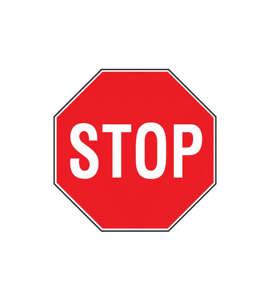 Cartello Stradale Stop                         D&B