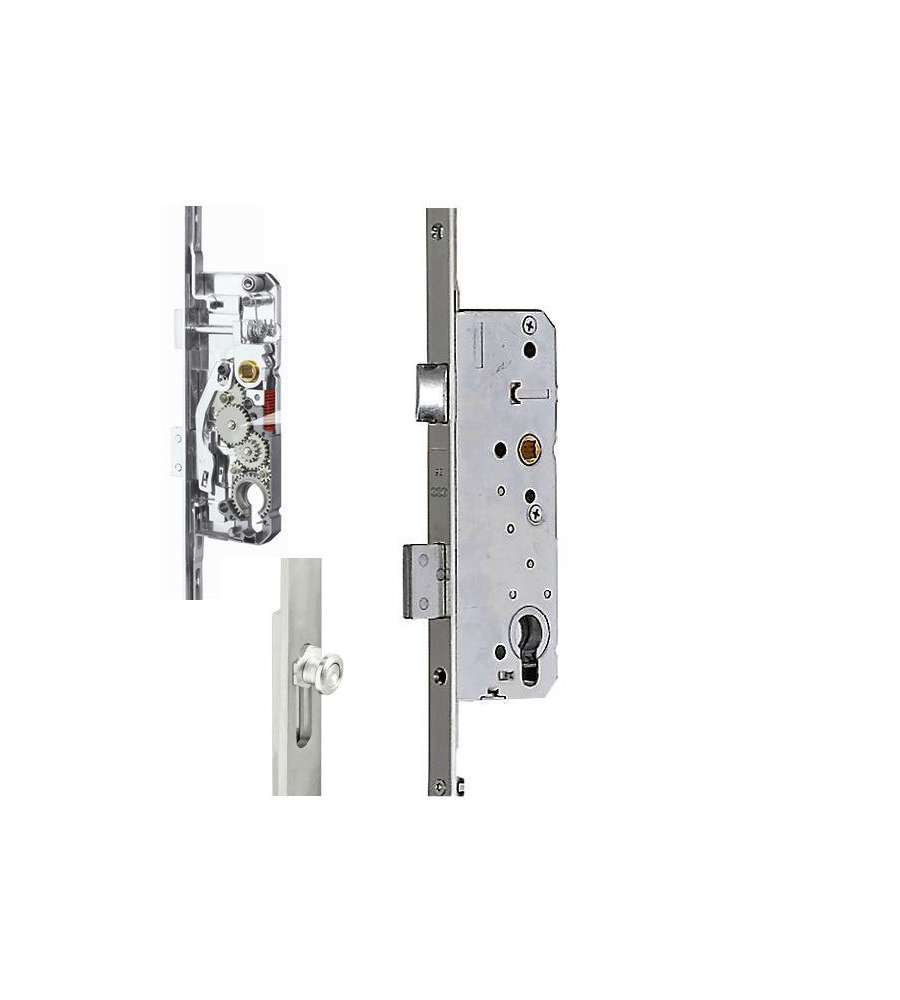 AGB Serratura Multipunto Sicurtop E50 - Argento - 16x2400 mm