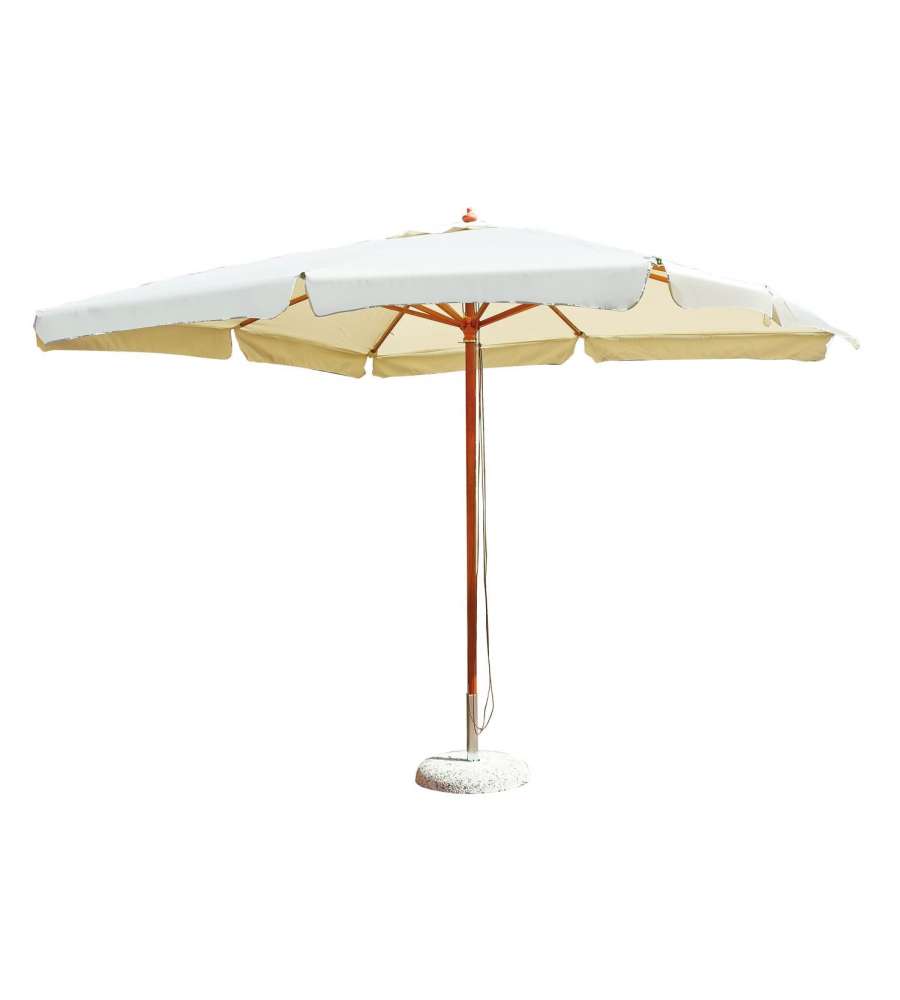 Ombrellone Rettangolare De Lux in Legno Moia - Ecr - 3x2m