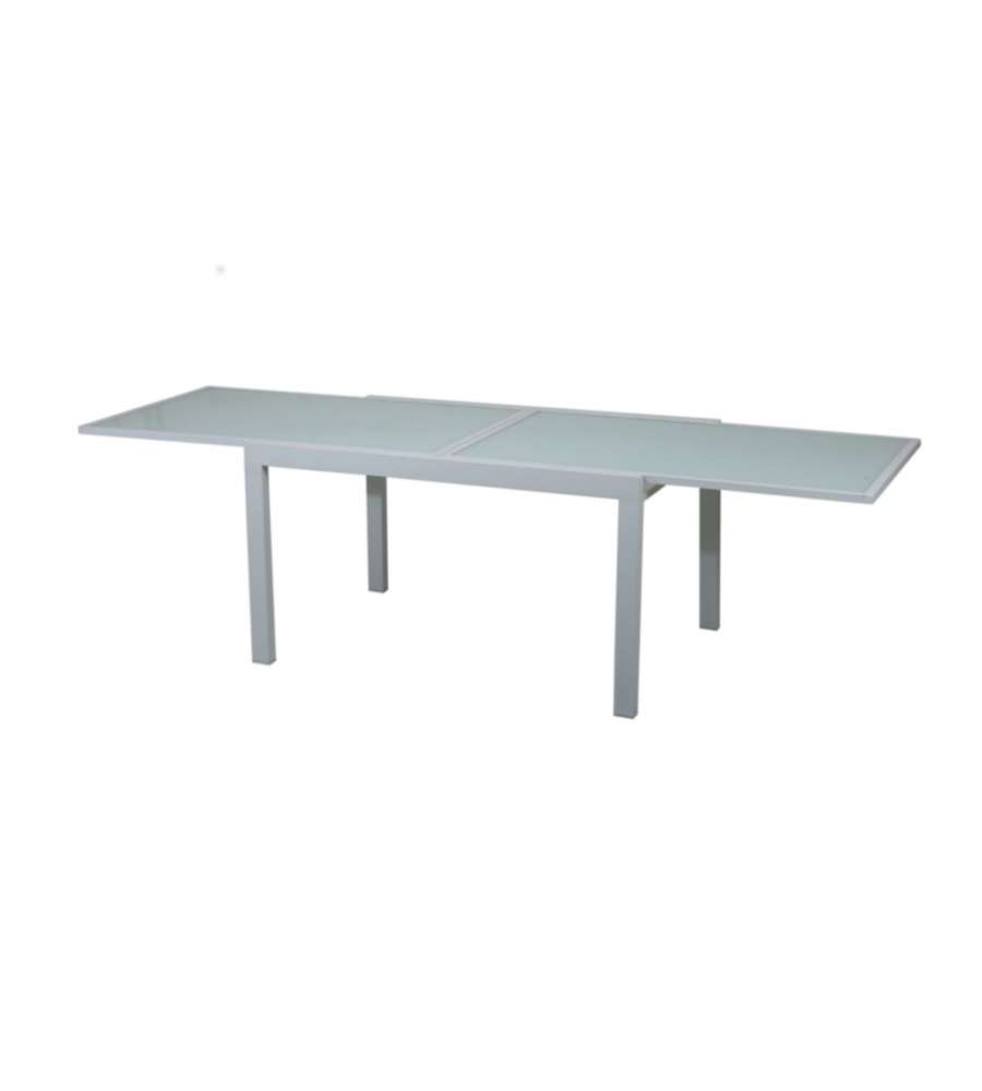 Moia Tavolo Allungabile in Alluminio Bianco - 135/270cm