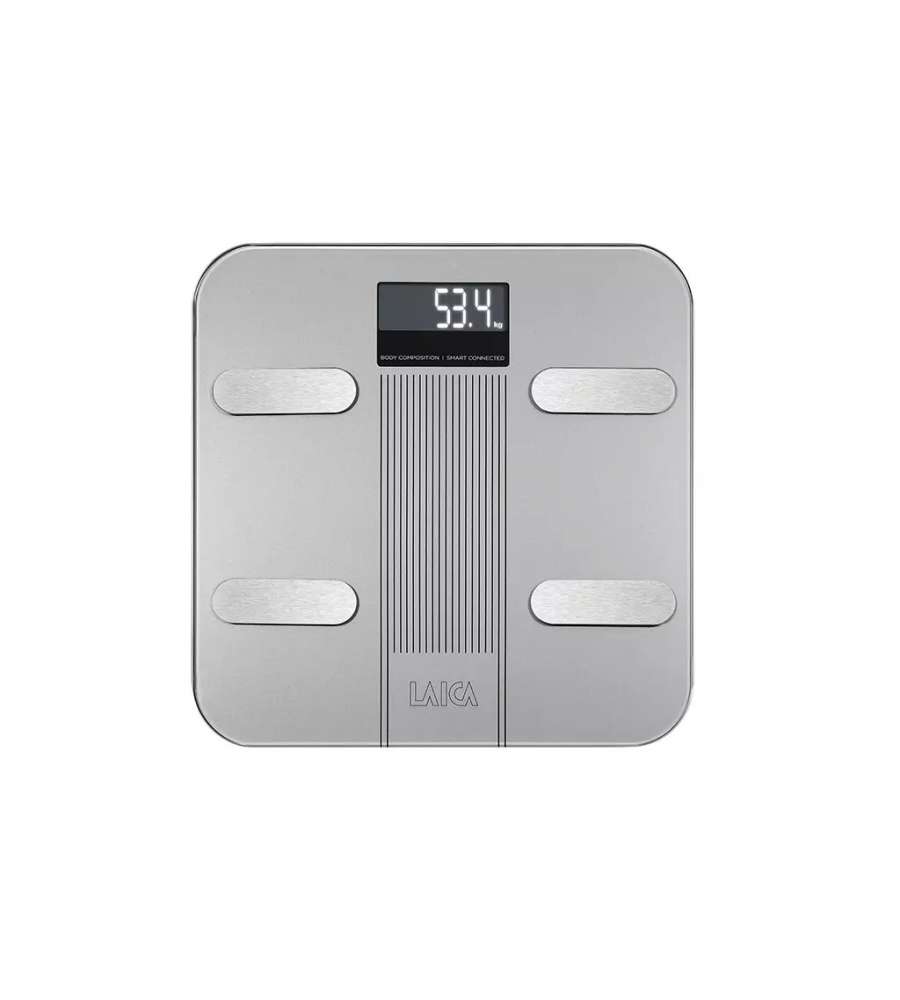 Laica Bilancia Digitale Pesapersone 180kg Bluetooth Vetro Temperato