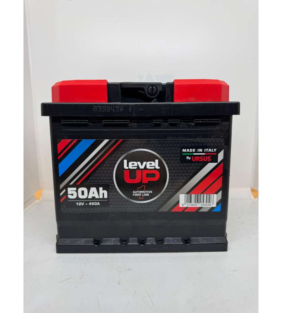Level Up Batteria Auto 50Ah 12V - Alta Prestazione e Affidabilit - Tecnologia Piombo-acido, Resistente alle Scariche Profonde - Made in Italy