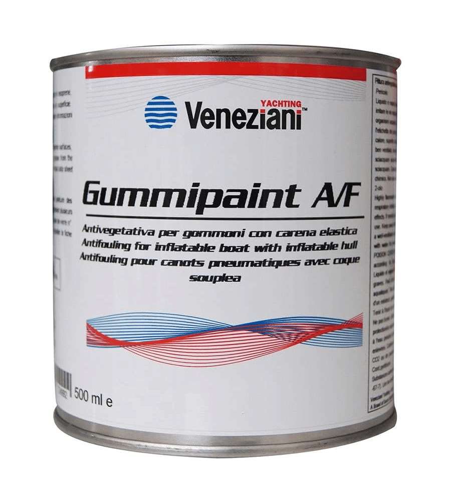 Veneziani Antivegetativa Gummipaint A/F Grigio 500 ml per Gommoni