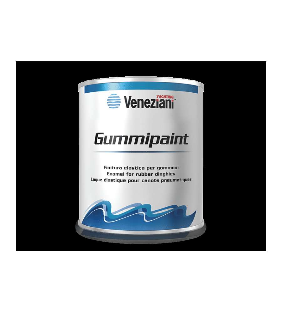 Veneziani Smalto Gummipaint Arancio 0,5L per Gommoni e PVC